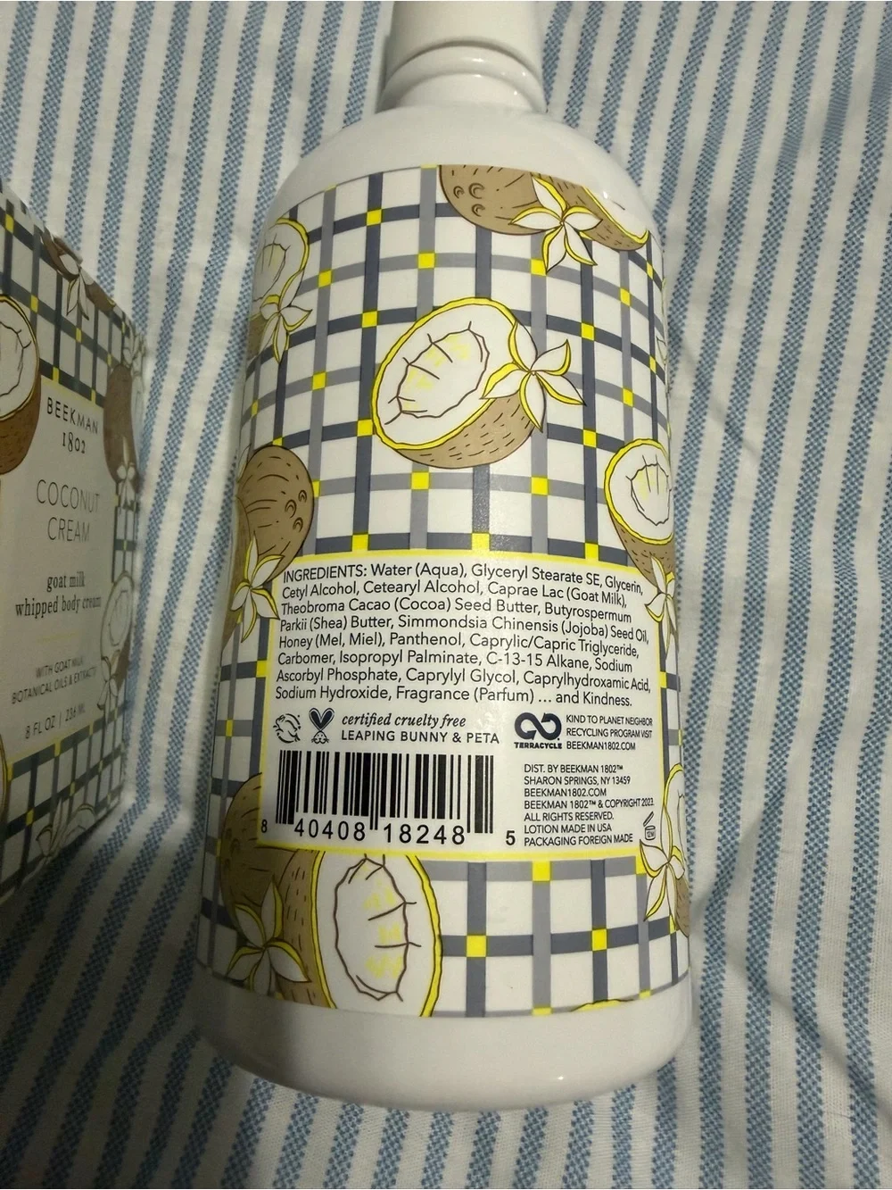 Beekman 1802 Coconut Cream Goat Milk Hand & Body Lotion - White